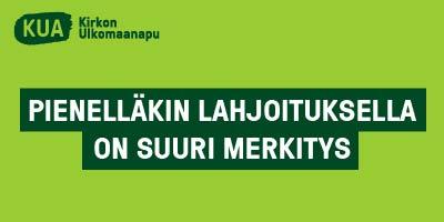 Tue Kirkon ulkomaanavun työtä 